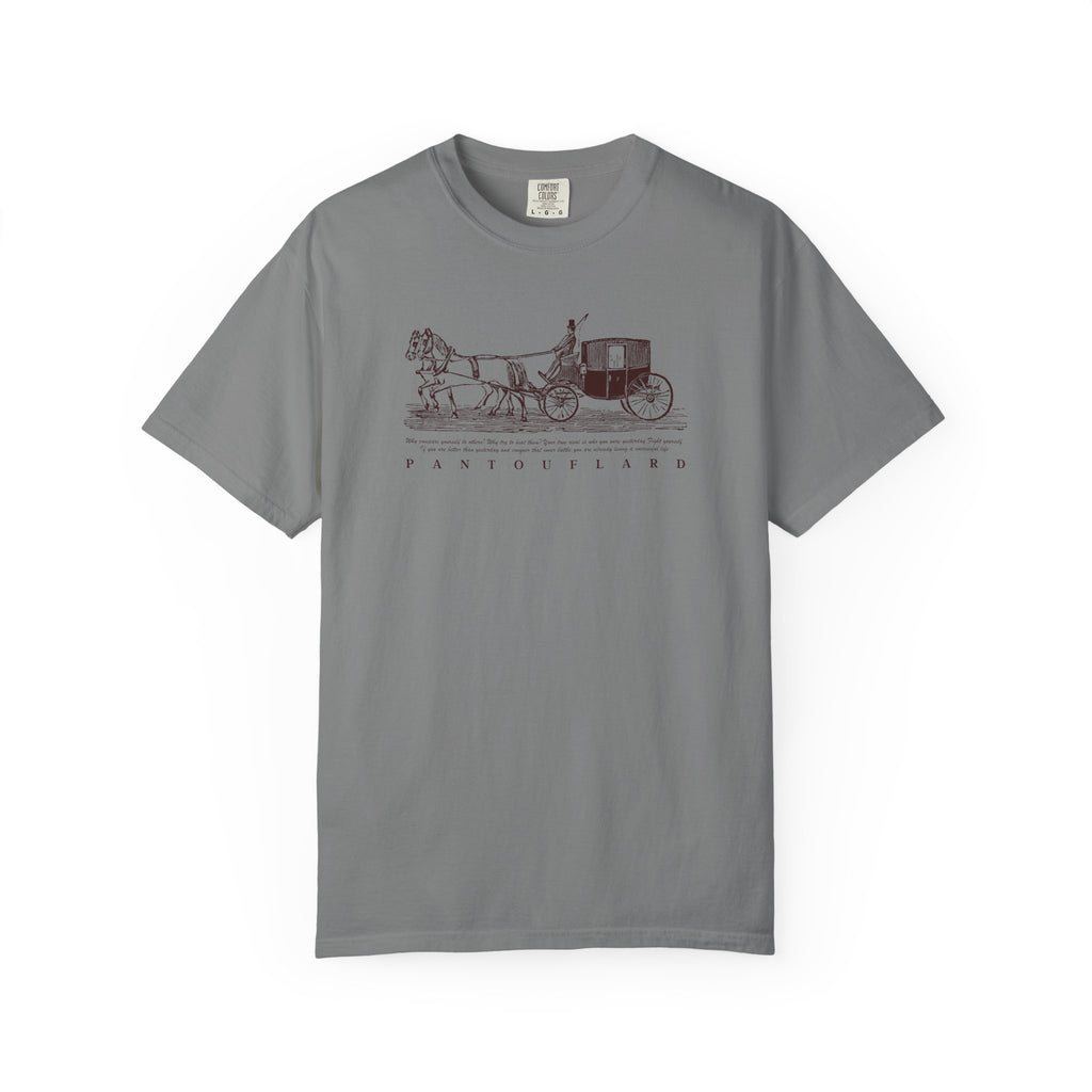 Unisex Burnt Orange Vintage Horse Carriage 100% Cotton T-shirt