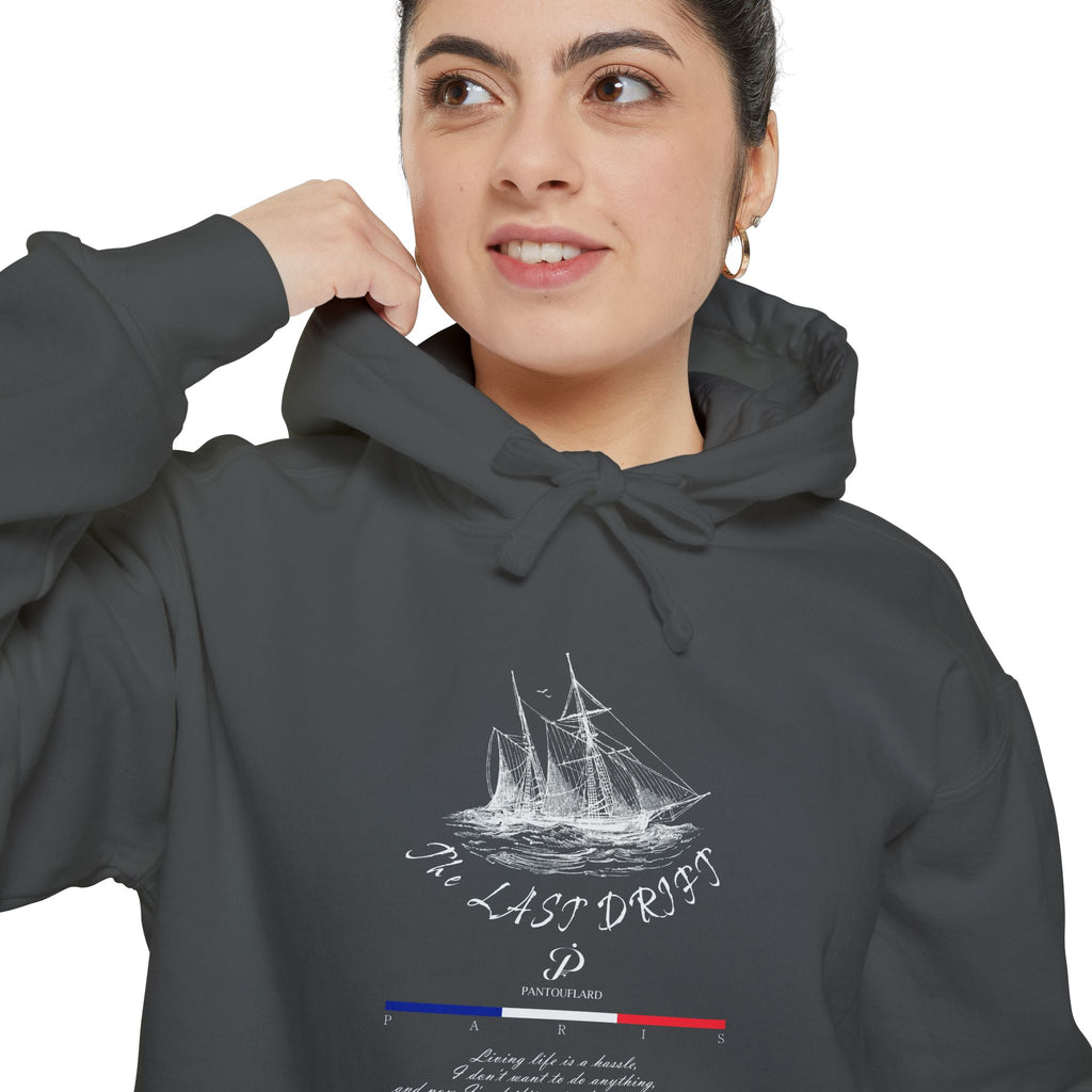 Old Money Nautical Heritage Hoodie - The Last Drift II (9.5oz Garment-Dyed Fleece)