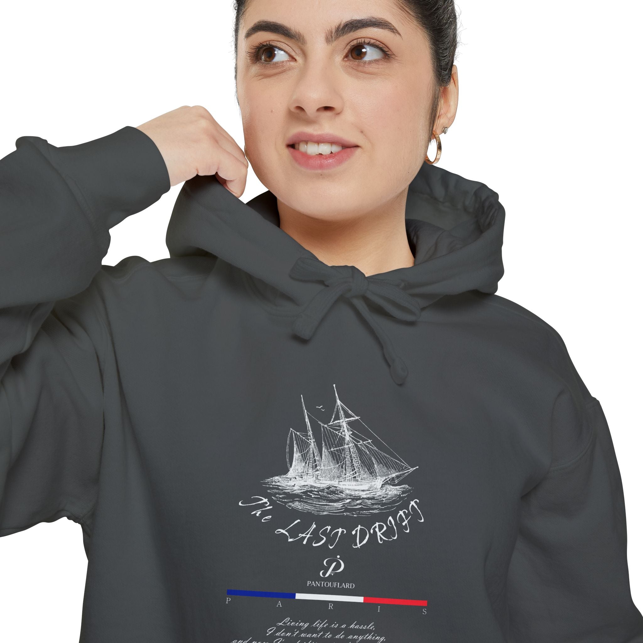 Old Money Nautical Heritage Hoodie - The Last Drift II (9.5oz Garment-Dyed Fleece)