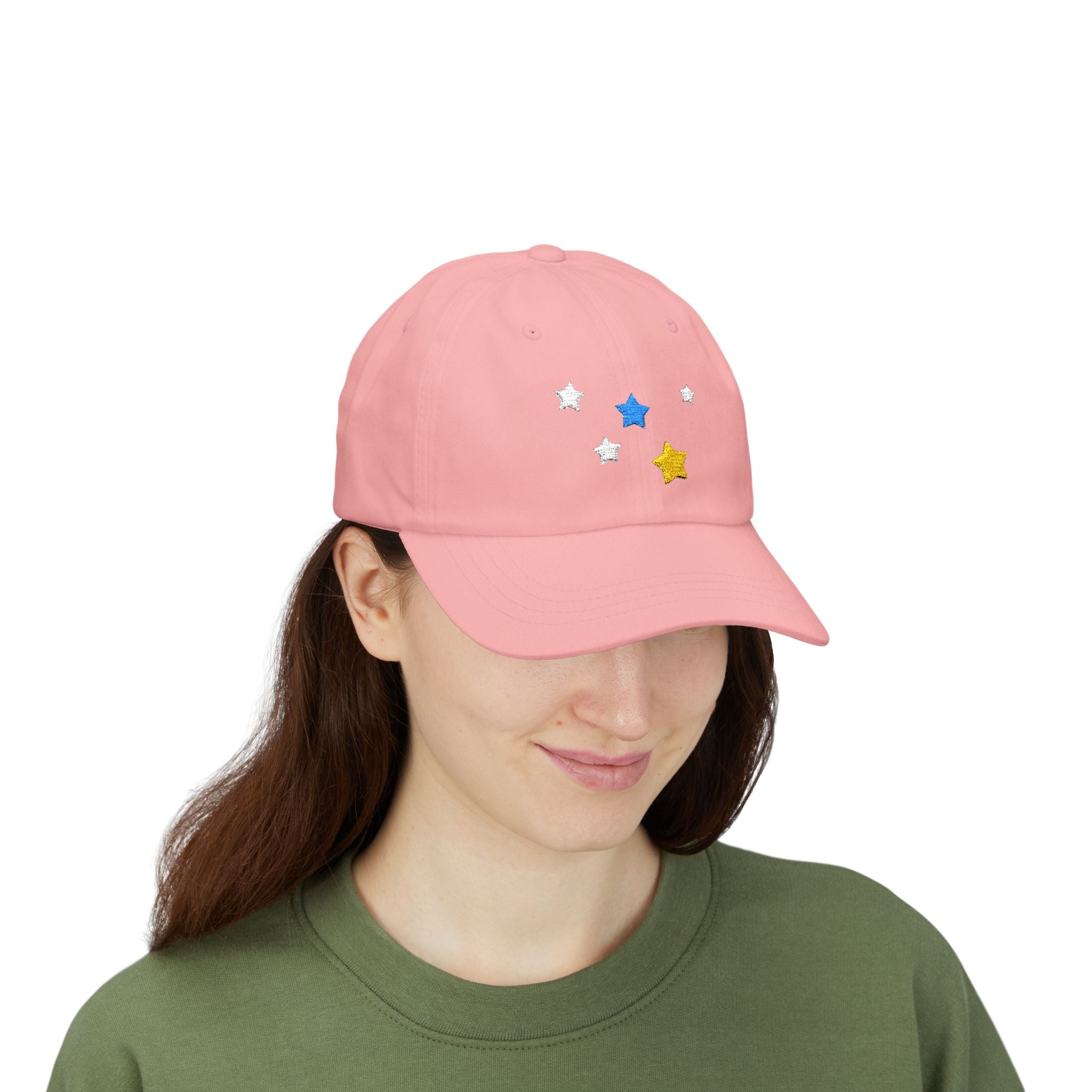Unisex Cassiopeia Star Embroidered Cotton Dad Cap