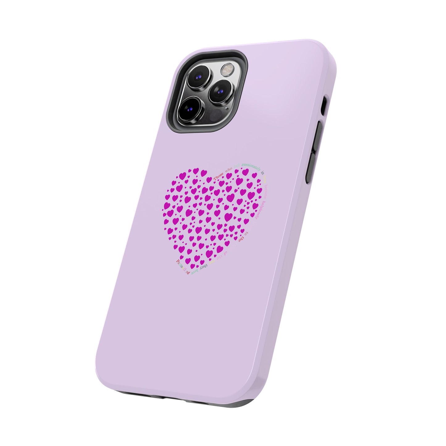 Pink Heart Design Tough iPhone Cases