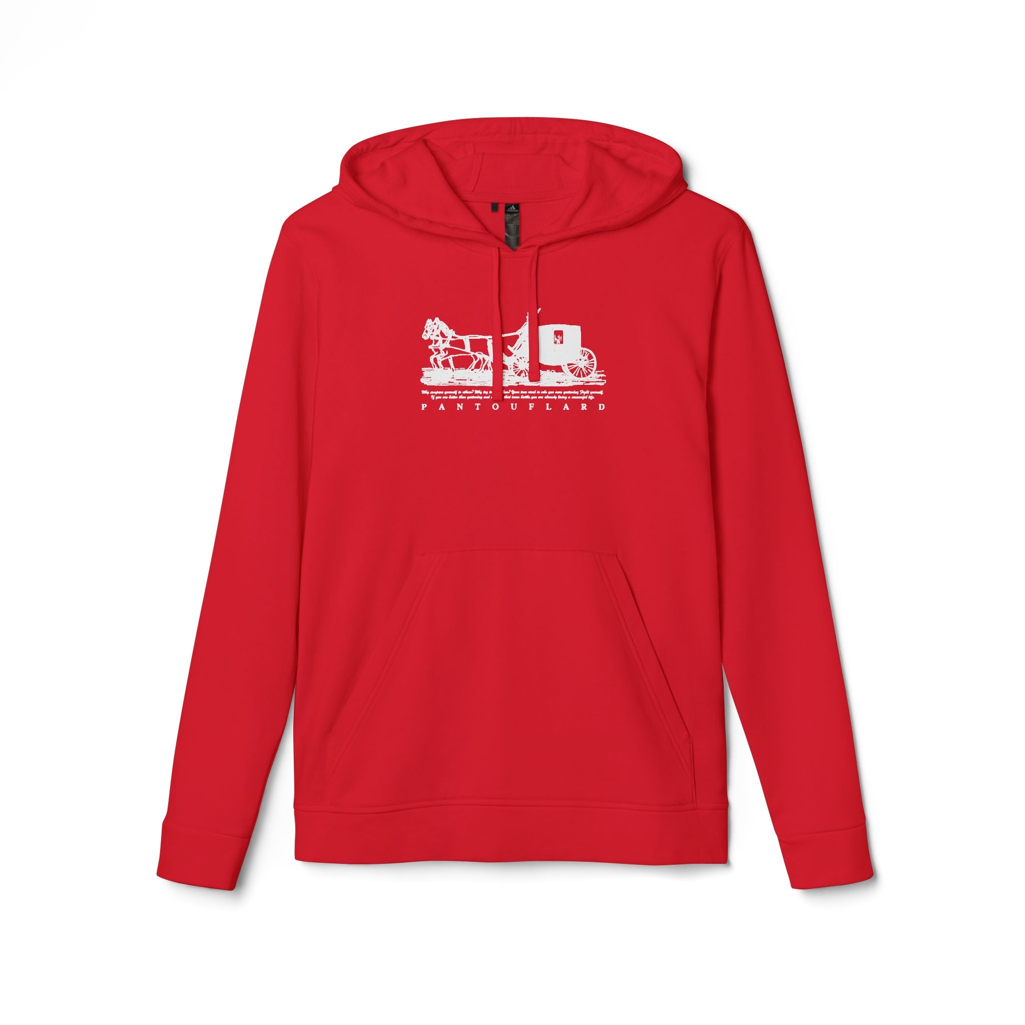 Old Money Tennis Club Hoodie - The Timeless Carriage II (Authentic Adidas Performance Fleece)